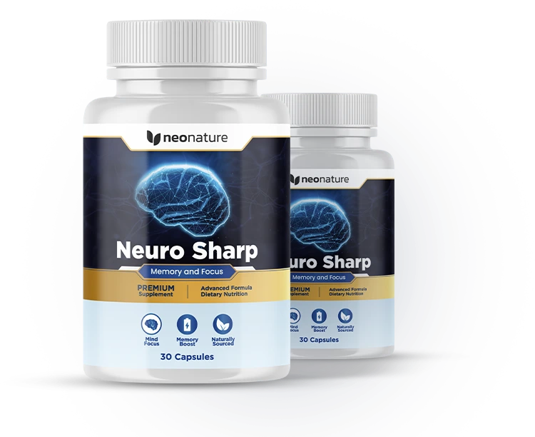 NeuroSharp cognitive health supplement bottles
